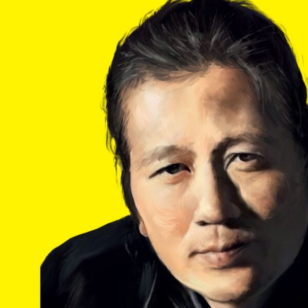 La sociedad del rendimiento, plantea Byung-Chul Han, nos hace interiorizar un régimen de autoexplotación. Ilustración del filósofo de origen surcoreano realizada por Alba Pierozzi para el nº 15 de la revista impresa FILOSOFÍA&CO.