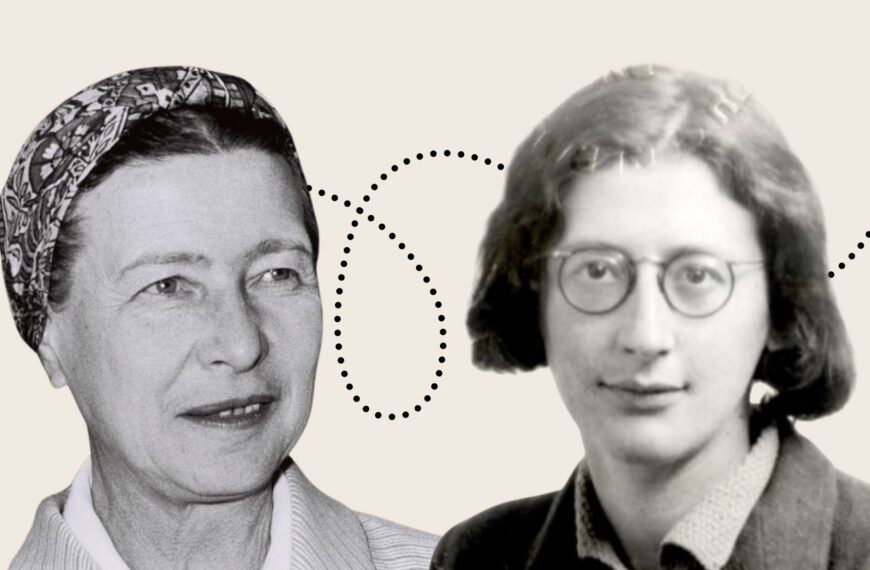 Simone de Beauvoir (izda.) y Simone Weil (dcha.) son dos caras de un mismo siglo, dos voces imprescindibles para entenderlo. Imágenes de las filósofas de dominio público de Wikimedia Commons.