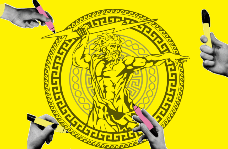 ¿Dios ha muerto? En la Antigua Grecia ya podemos encontrar las primeras críticas a la religión y a Dios (diseño realizado a partir de elementos de Freepik, licencia CC).