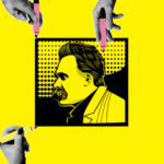 Diseño realizado a partir de los elementos de Freepik y la imagen de Nietzsche de VectorPortal (licencia CC).