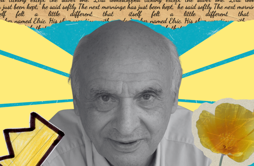 Marcel Cohen analiza la lengua ladina como puente entre la memoria y la modernidad. Diseño realizado a partir de la imagen de Marcel Cohen (Wikimedia Commons) y elementos de Freepiks (licencia CC).