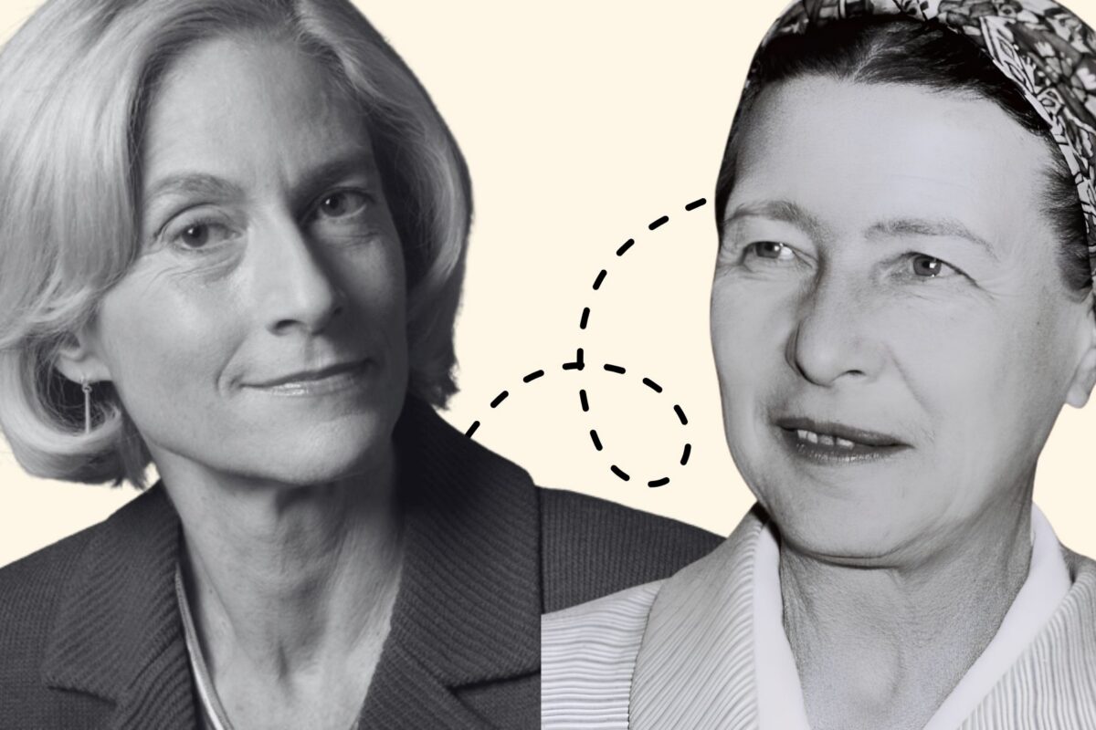 Martha Nussbaum y Simone de Beauvoir son dos filósofas que responden a algunos de los males de nuestro tiempo, como la opresión de las mujeres. Entre ellas encontramos diversas coincidencias y diferencias. Diseño a partir de imágenes de las filósofas, de dominio público, extraídas de Wikimedia Commons.