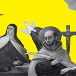 Página de Inicio 2025 Diseño realizado a partir de las imágenes de santa Teresa (izquierda) y san Juan (derecha), extraídas ambas de Wikimedia Commons, y los elementos gráficos de Freepiks y Canva Pro (licencia CC).