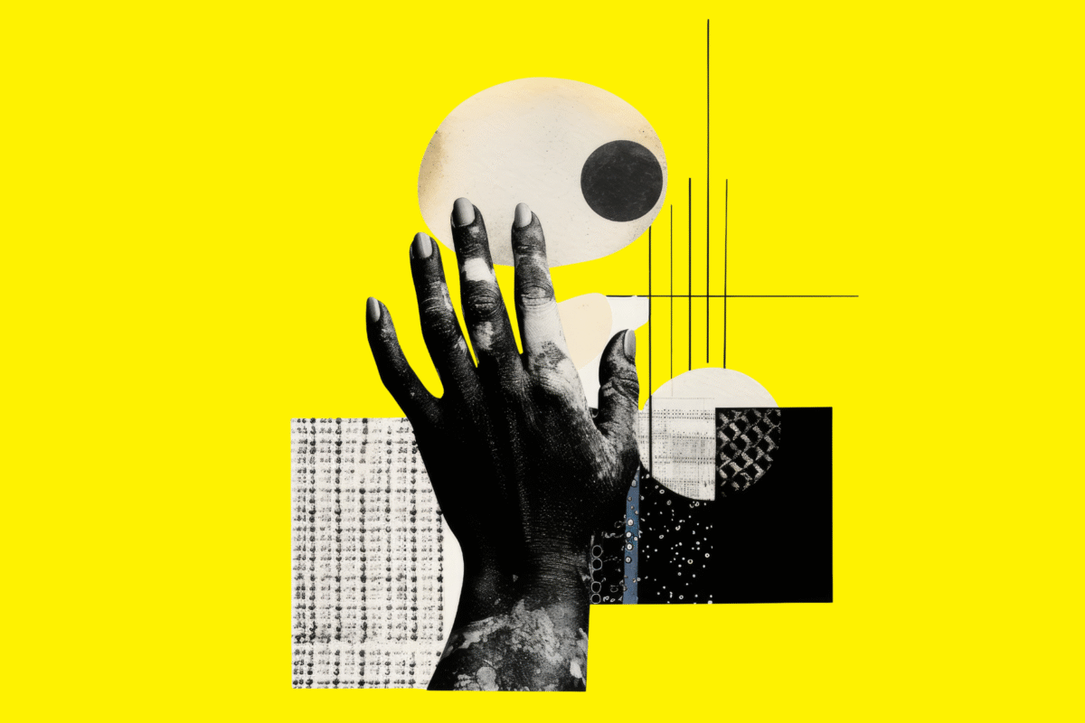 La pulsión de muerte es la fuerza dentro de nosotros que lo vuelve todo oscuro, que nos hace no alcanzar nuestra mejora. Diseño realizado a partir del collage de Freepik (licencia CC).