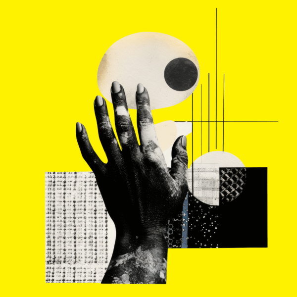 La pulsión de muerte es la fuerza dentro de nosotros que lo vuelve todo oscuro, que nos hace no alcanzar nuestra mejora. Diseño realizado a partir del collage de Freepik (licencia CC).