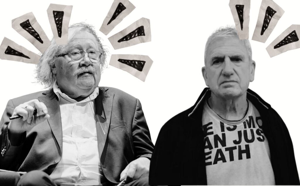 Página de Inicio 2025 Peter Sloterdijk (izda.) e Isidoro Reguera (dcha.).