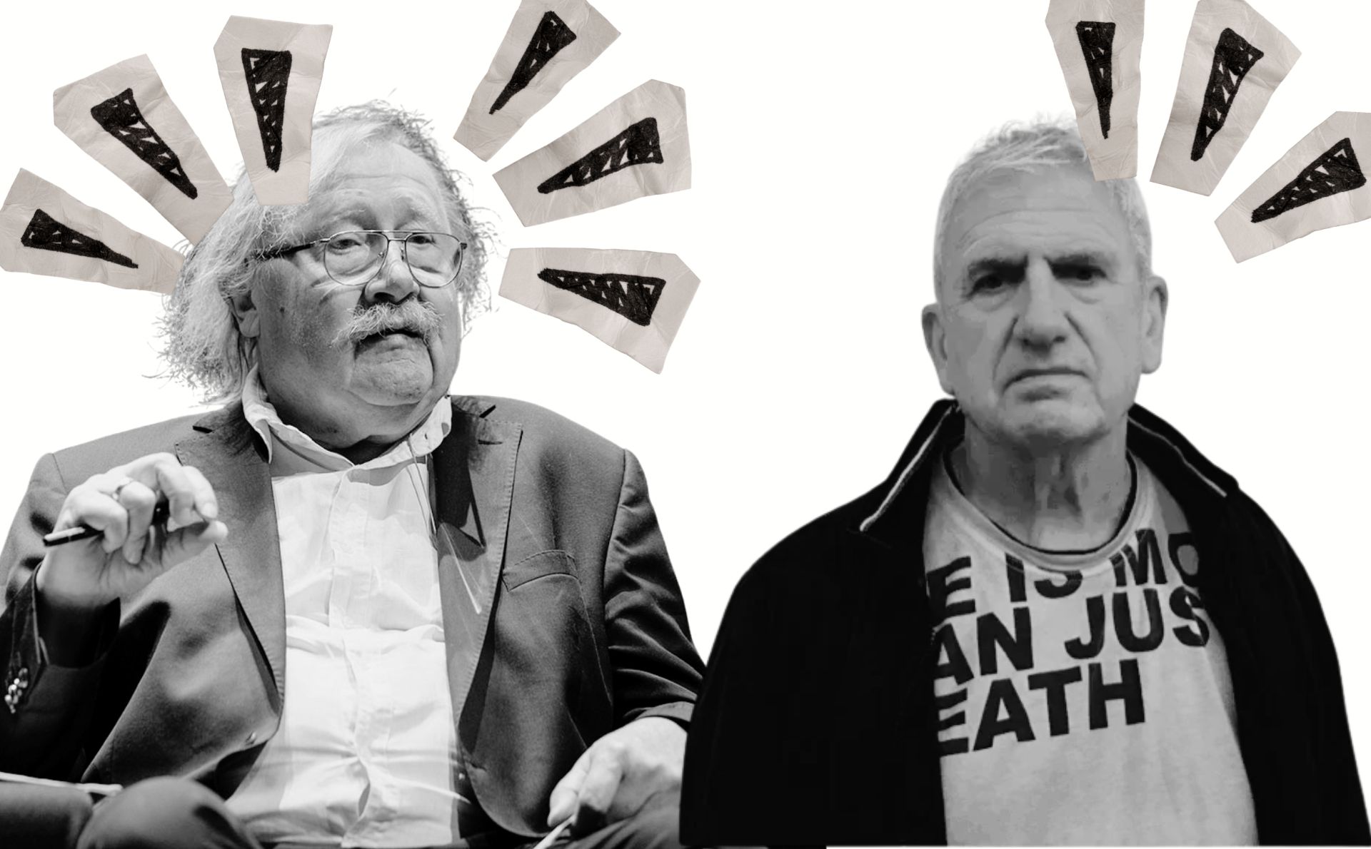 Peter Sloterdijk (izda.) e Isidoro Reguera (dcha.).