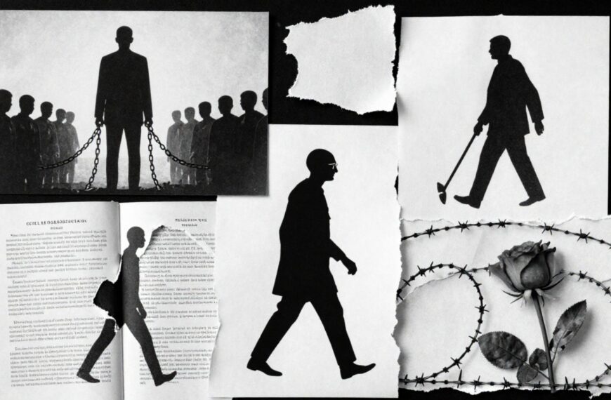 Mucho antes que Gandhi o Martin Luther King, Thoreau desarrolló el concepto de desobediencia civil. «Collage» hecho con elementos de Canva Pro.