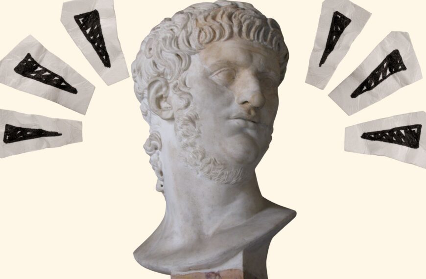 Diseño realizado a partir de la escultura de Séneca, una de las figuras principales del estoicismo (licencia CC).