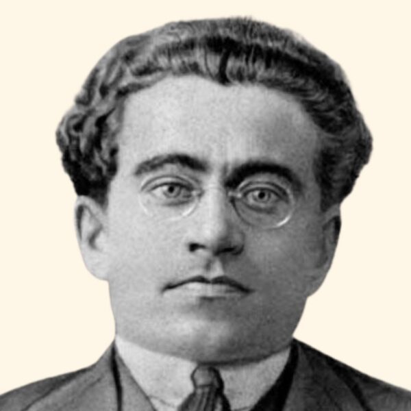 Diseño a partir de imagen de Gramsci, de dominio público, extraída de Wikimedia Commons.